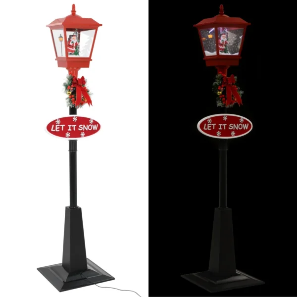 Weihnachts-Straßenlampe mit Weihnachtsmann 180 cm LED – Bild 5