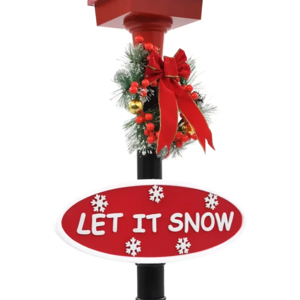 Weihnachts-Straßenlampe mit Weihnachtsmann 180 cm LED – Bild 9