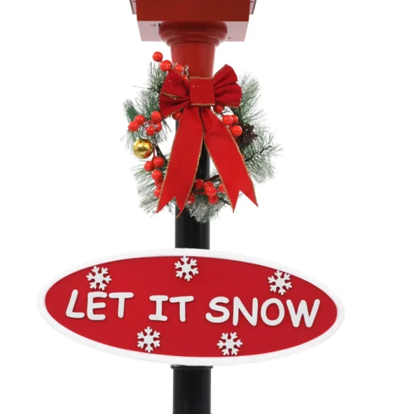 Weihnachts-Straßenlampe mit Weihnachtsmann 180 cm LED – Bild 10