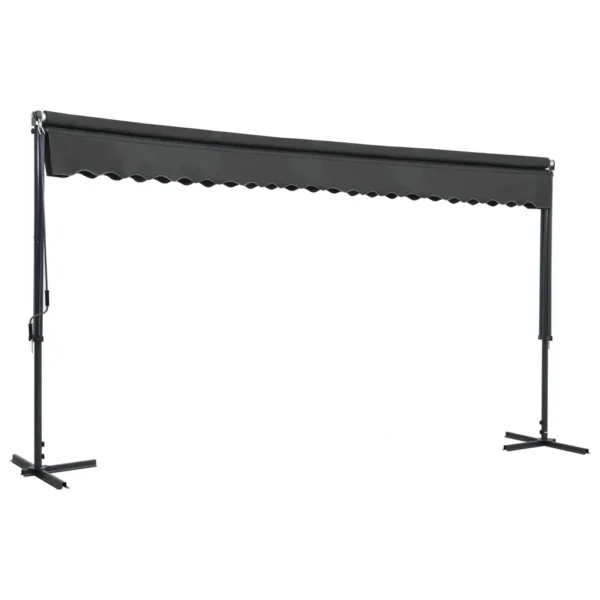 Freistehende Markise 500 x 300 cm Anthrazit – Bild 3